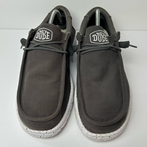 Hey Dude Men's Loafers Dark Gray Size 13 - Picture 5 of 9